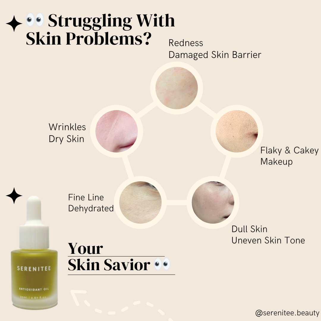 Serenitee Beauty skincare | Clean beauty | Hydrating | Revitalizing | Nourishing | Antioxidant Oil | Repair Skin Barrier