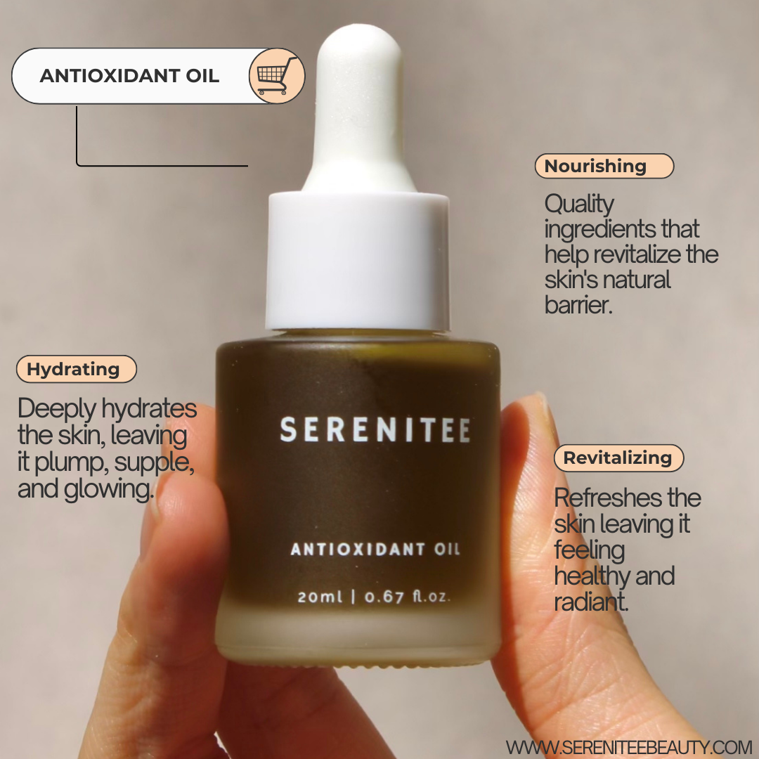 Serenitee Beauty skincare | Clean beauty | Hydrating | Revitalizing | Nourishing | Antioxidant Oil